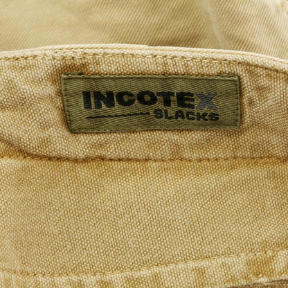 【新品アウトレット】インコテックス INCOTEX SLIM FIT ストレッチコットン チノパンツ ベージュ【 33 】【 状態ランクN- 】【 メンズ 】