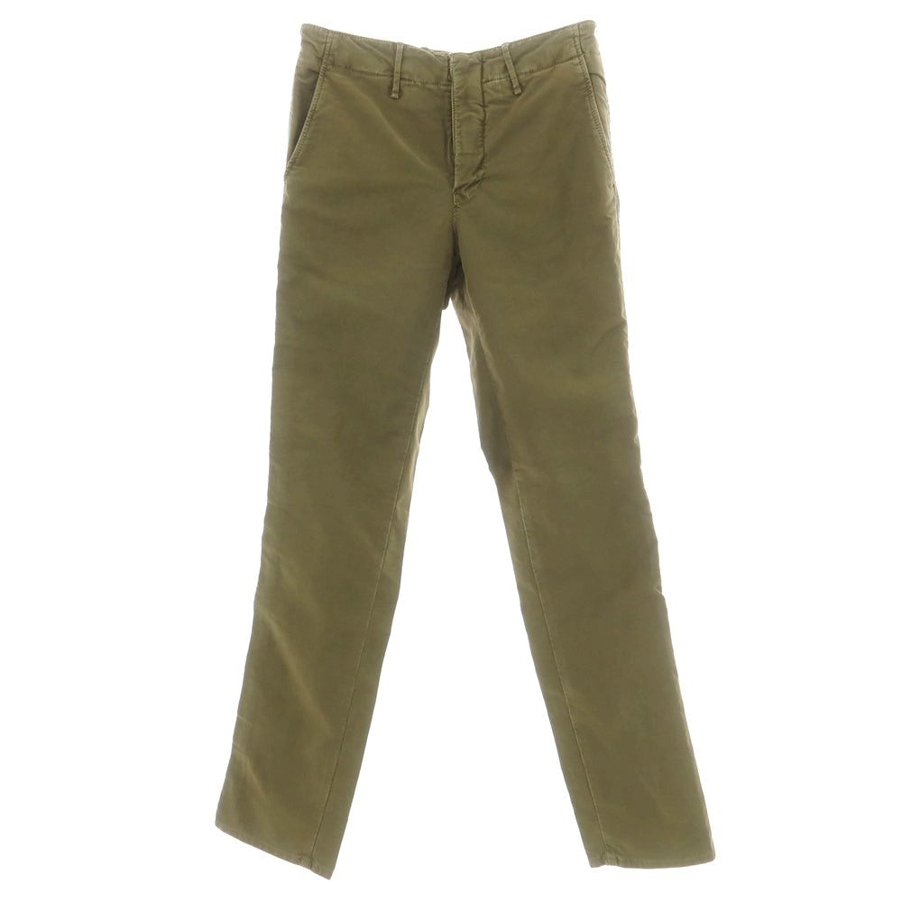【新品アウトレット】インコテックス INCOTEX SLIM FIT ストレッチコットン チノパンツ オリーブグリーン【 29 】【 状態ランクN- 】【 メンズ 】