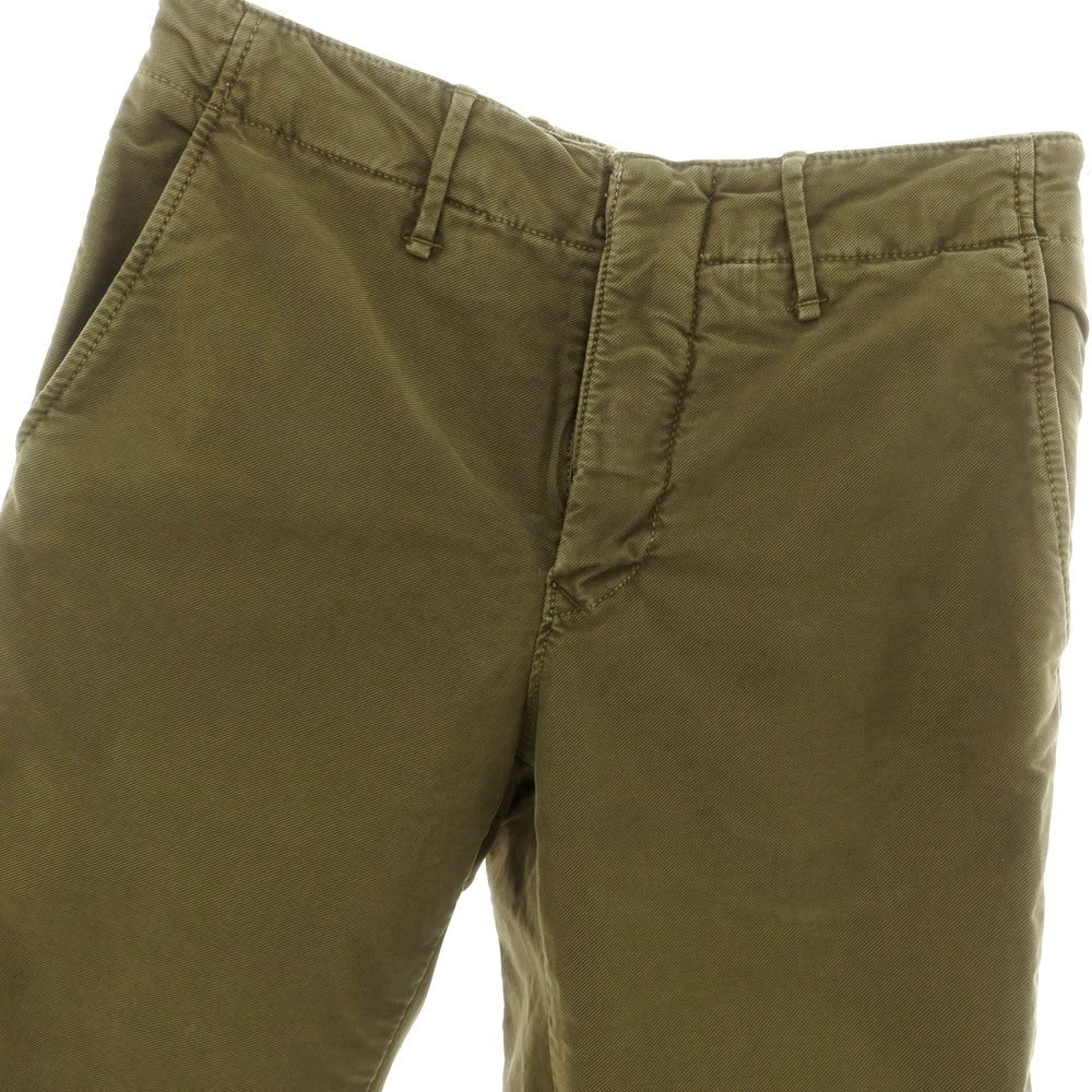 【新品アウトレット】インコテックス INCOTEX SLIM FIT ストレッチコットン チノパンツ オリーブグリーン【 29 】【 状態ランクN- 】【 メンズ 】