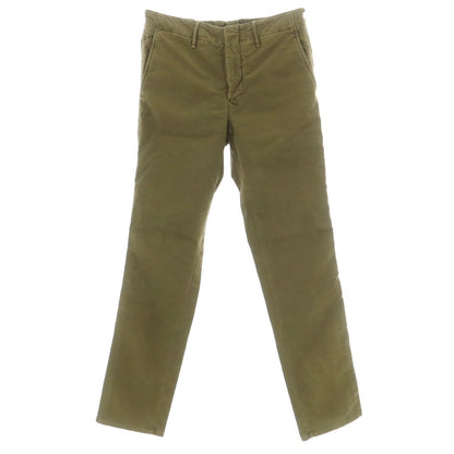 【新品アウトレット】インコテックス INCOTEX SLIM FIT ストレッチコットン チノパンツ オリーブグリーン【 31 】【 状態ランクN- 】【 メンズ 】