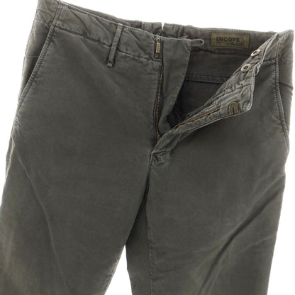 [New Outlet] INCOTEX SLIM FIT Stretch Cotton Chino Pants Dark Gray [31] [Condition Rank N-] [Men&