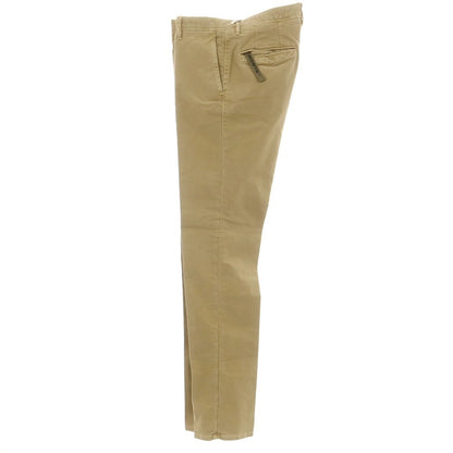 【新品】インコテックス INCOTEX SLIM FIT ストレッチコットン チノパンツ ダークベージュ【 33 】【 状態ランクN 】【 メンズ 】