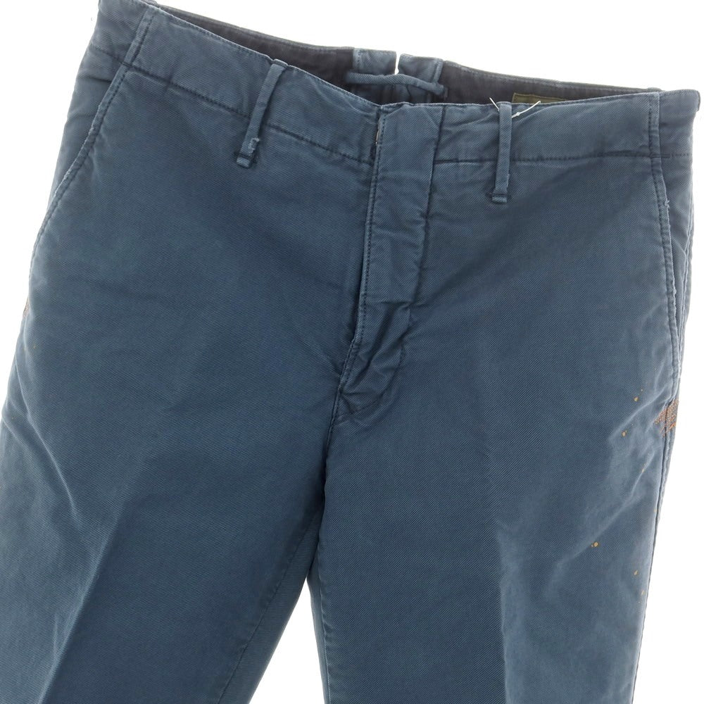 【新品】インコテックス INCOTEX SLIM FIT ストレッチコットン チノパンツ ライトネイビー【 32 】【 状態ランクN 】【 メンズ 】
