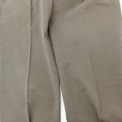 [New Outlet] INCOTEX SLIM FIT Stretch Cotton Casual Slacks Pants Khaki Gray [52] [Condition Rank N-] [Men&