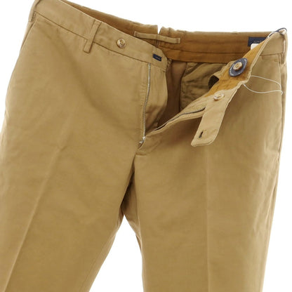 【新品】インコテックス INCOTEX SLIM FIT ストレッチコットン カジュアルスラックスパンツ ダークベージュ【 52 】【 状態ランクN 】【 メンズ 】