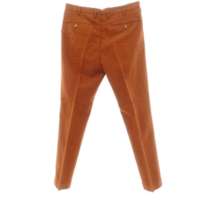 [New] INCOTEX REGULAR FIT Stretch Cotton Casual Slacks Pants Orange Brown [48] [Condition Rank N] [Men&