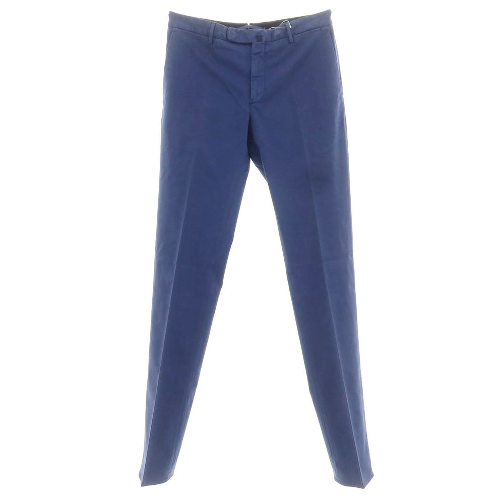 【新品アウトレット】インコテックス INCOTEX SLIM FIT ストレッチコットン カジュアルスラックスパンツ ライトネイビー【 46 】【 状態ランクN- 】【 メンズ 】