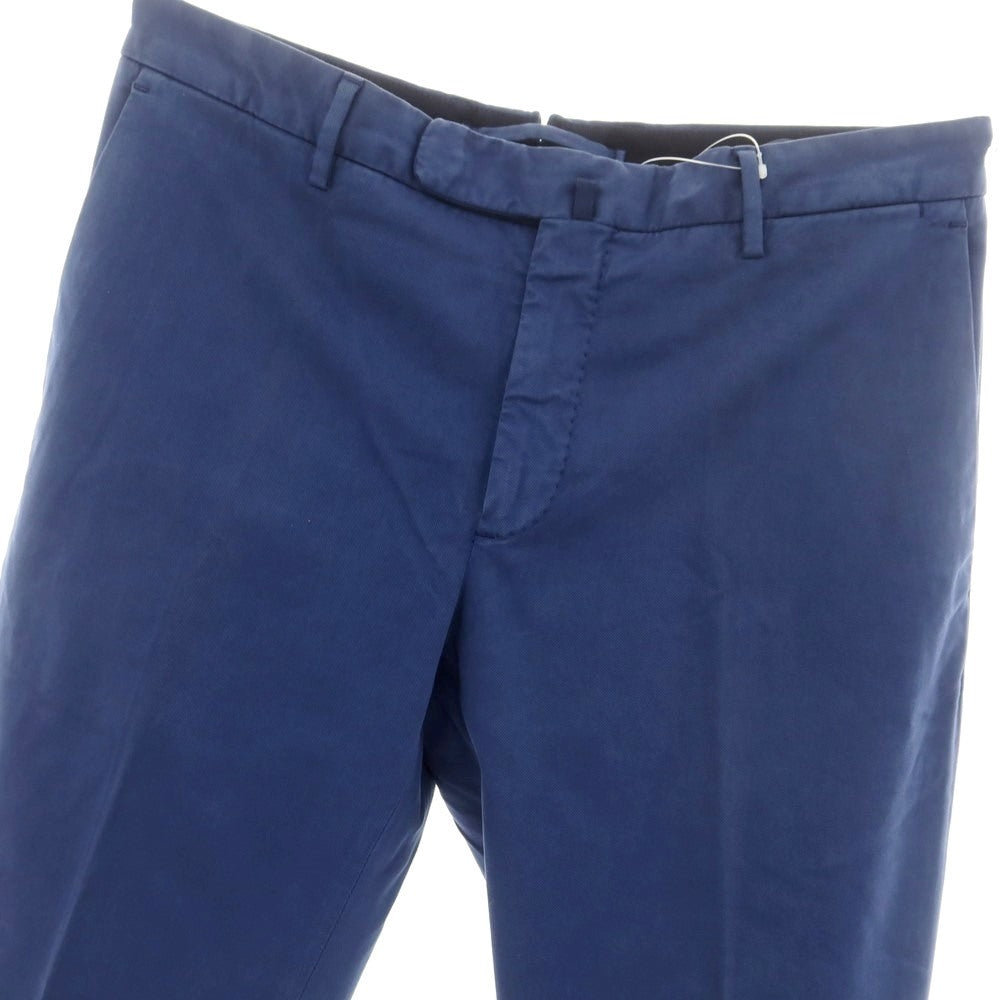【新品アウトレット】インコテックス INCOTEX SLIM FIT ストレッチコットン カジュアルスラックスパンツ ライトネイビー【 46 】【 状態ランクN- 】【 メンズ 】