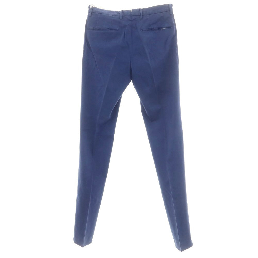 [New Outlet] INCOTEX SLIM FIT Stretch Cotton Casual Slacks Pants Light Navy [46] [Condition Rank N-] [Men&