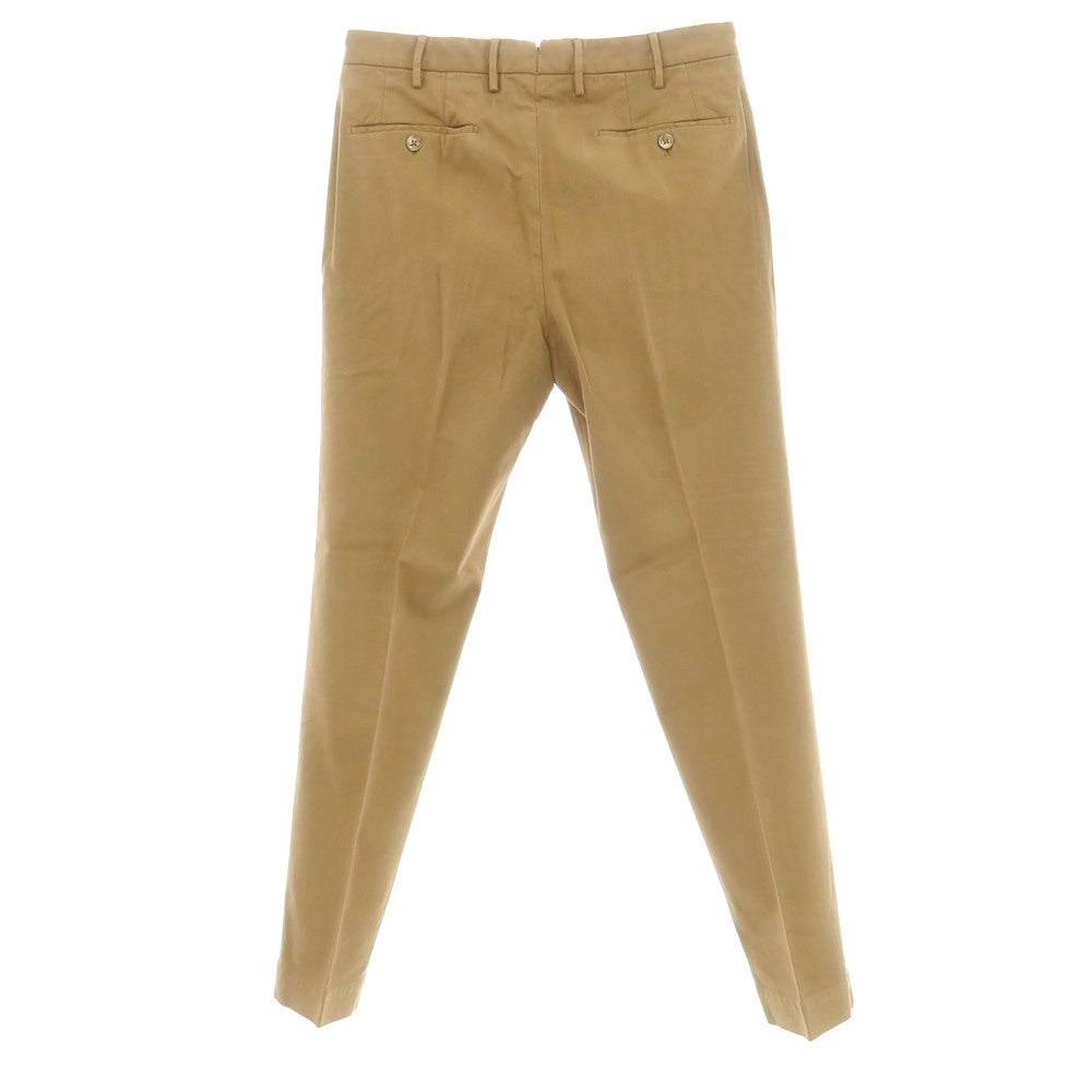[New] INCOTEX TAPERED FIT stretch cotton casual slacks pants, khaki brown [48] [Condition rank N] [Men&