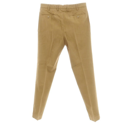 [New] INCOTEX TAPERED FIT stretch cotton casual slacks pants, khaki brown [48] [Condition rank N] [Men&