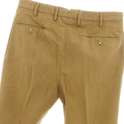 [New] INCOTEX TAPERED FIT stretch cotton casual slacks pants, khaki brown [48] [Condition rank N] [Men&