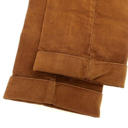 【新品】インコテックス スラックス INCOTEX SLACKS ストレッチ コットン モールスキン カジュアルスラックスパンツ ブラウン【 32 】【 状態ランクN 】【 メンズ 】