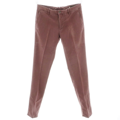 【新品】インコテックス スラックス INCOTEX SLACKS ストレッチ コットン モールスキン カジュアルスラックスパンツ ダルパープル【 34 】【 状態ランクN 】【 メンズ 】