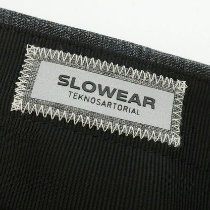 【新品】インコテックス スローウェア INCOTEX SLOWEAR TEKNOSARTORIAL ストレッチ ポリエステルウール チェック ドレススラックスパンツ ダークグレーxブラック【 48 】【 状態ランクN 】【 メンズ 】