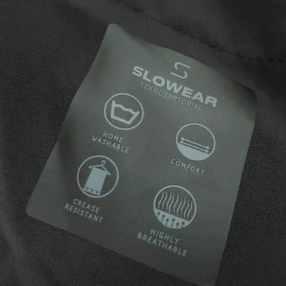 【新品】インコテックス スローウェア INCOTEX SLOWEAR TEKNOSARTORIAL ストレッチ ポリエステルウール チェック イージースラックスパンツ ネイビーxブラック【 50 】【 状態ランクN 】【 メンズ 】