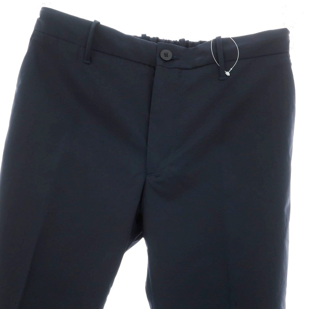 【新品】インコテックス スローウェア INCOTEX SLOWEAR TEKNOSARTORIAL ポリエステル イージースラックスパンツ ネイビー【 48 】【 状態ランクN 】【 メンズ 】