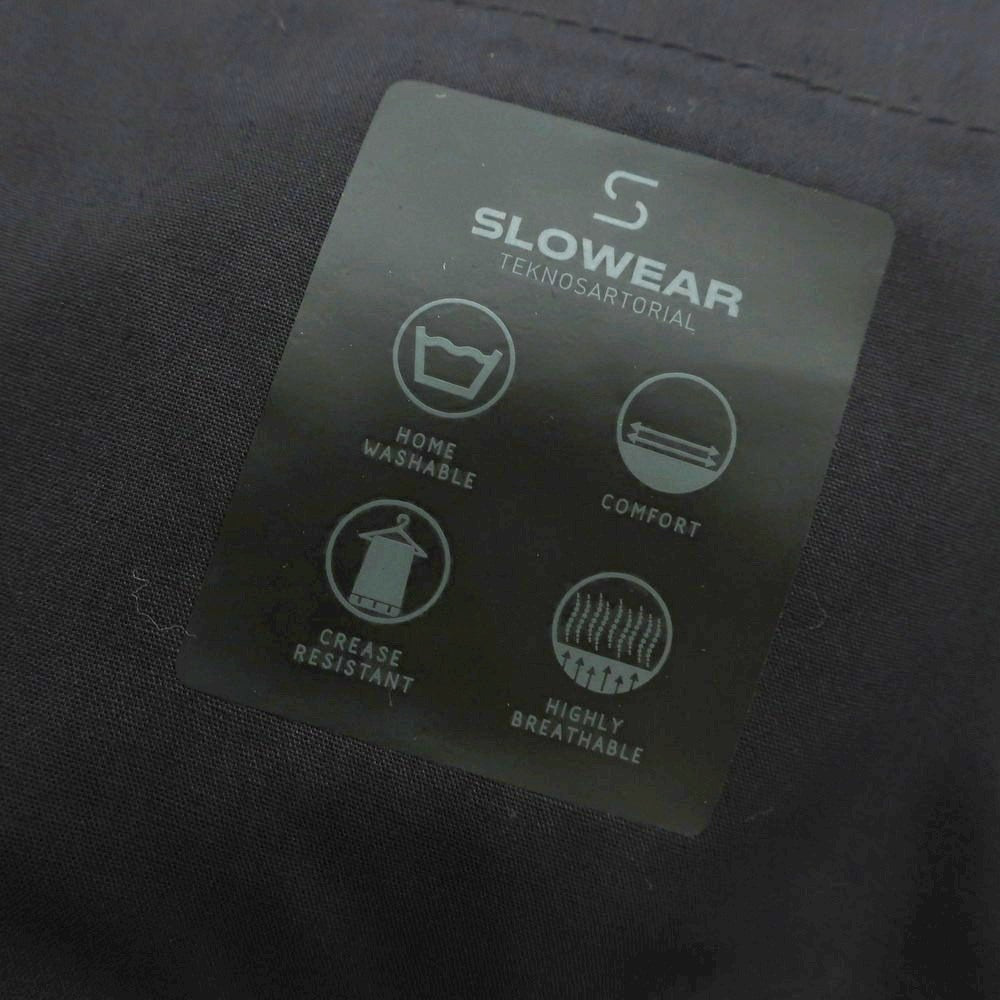 【新品】インコテックス スローウェア INCOTEX SLOWEAR TEKNOSARTORIAL ストレッチ ウールナイロン イージースラックスパンツ ブラック【 44 】【 状態ランクN 】【 メンズ 】