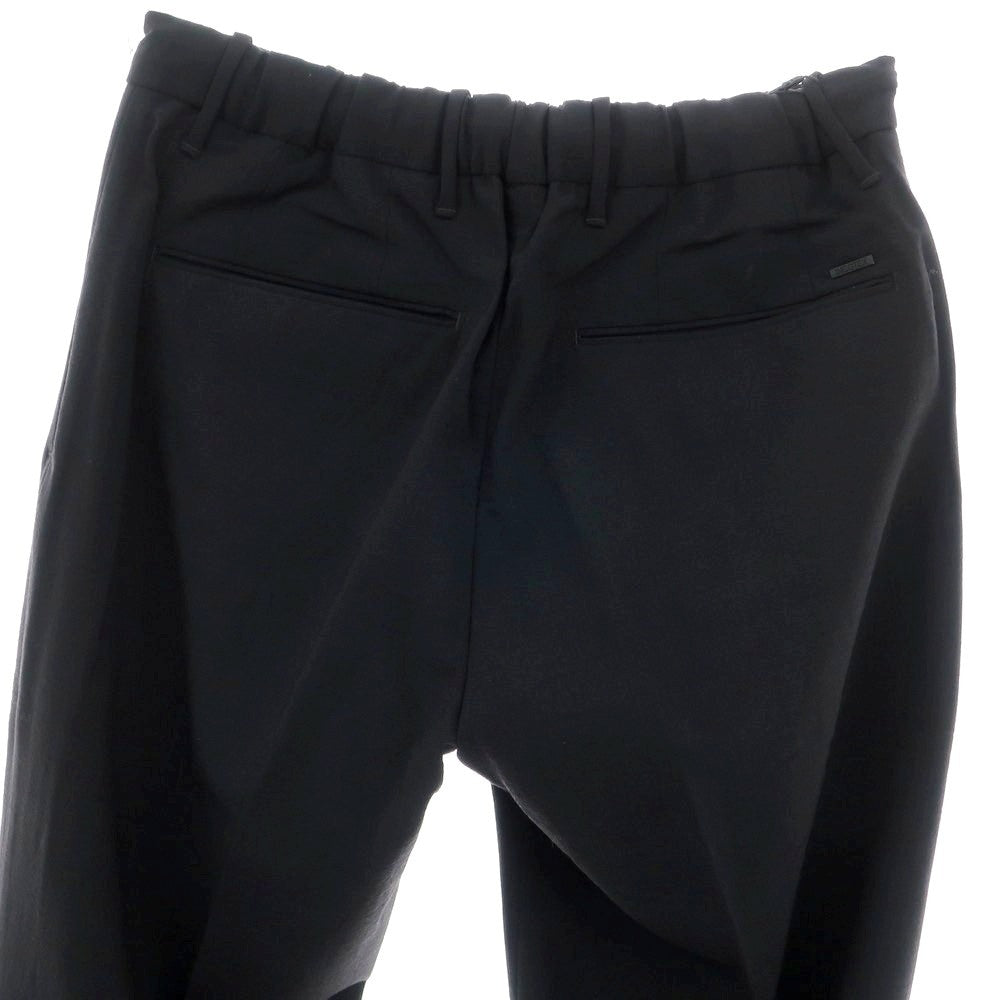 【新品】インコテックス スローウェア INCOTEX SLOWEAR TEKNOSARTORIAL ストレッチ ウールナイロン イージースラックスパンツ ブラック【 44 】【 状態ランクN 】【 メンズ 】