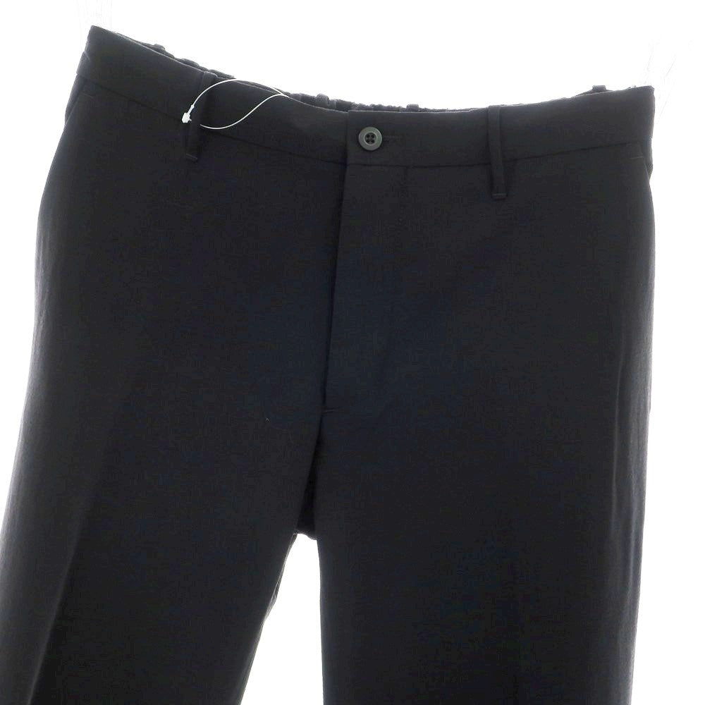 【新品】インコテックス スローウェア INCOTEX SLOWEAR TEKNOSARTORIAL ストレッチ ウールナイロン イージースラックスパンツ ブラック【 48 】【 状態ランクN 】【 メンズ 】