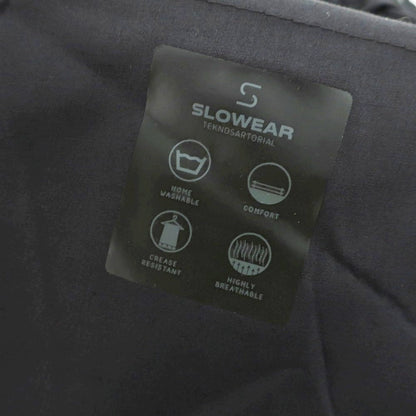 【新品】インコテックス スローウェア INCOTEX SLOWEAR TEKNOSARTORIAL ストレッチ ウールナイロン イージースラックスパンツ ブラック【 50 】【 状態ランクN 】【 メンズ 】