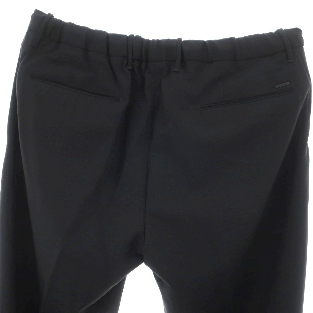 【新品】インコテックス スローウェア INCOTEX SLOWEAR TEKNOSARTORIAL ストレッチ ウールナイロン イージースラックスパンツ ブラック【 52 】【 状態ランクN 】【 メンズ 】