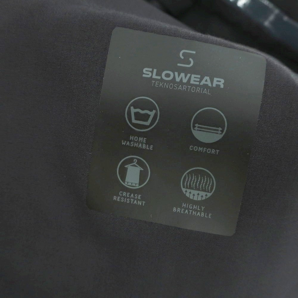【新品】インコテックス スローウェア INCOTEX SLOWEAR TEKNOSARTORIAL ストレッチ ウールナイロン イージースラックスパンツ ブラック【 54 】【 状態ランクN 】【 メンズ 】