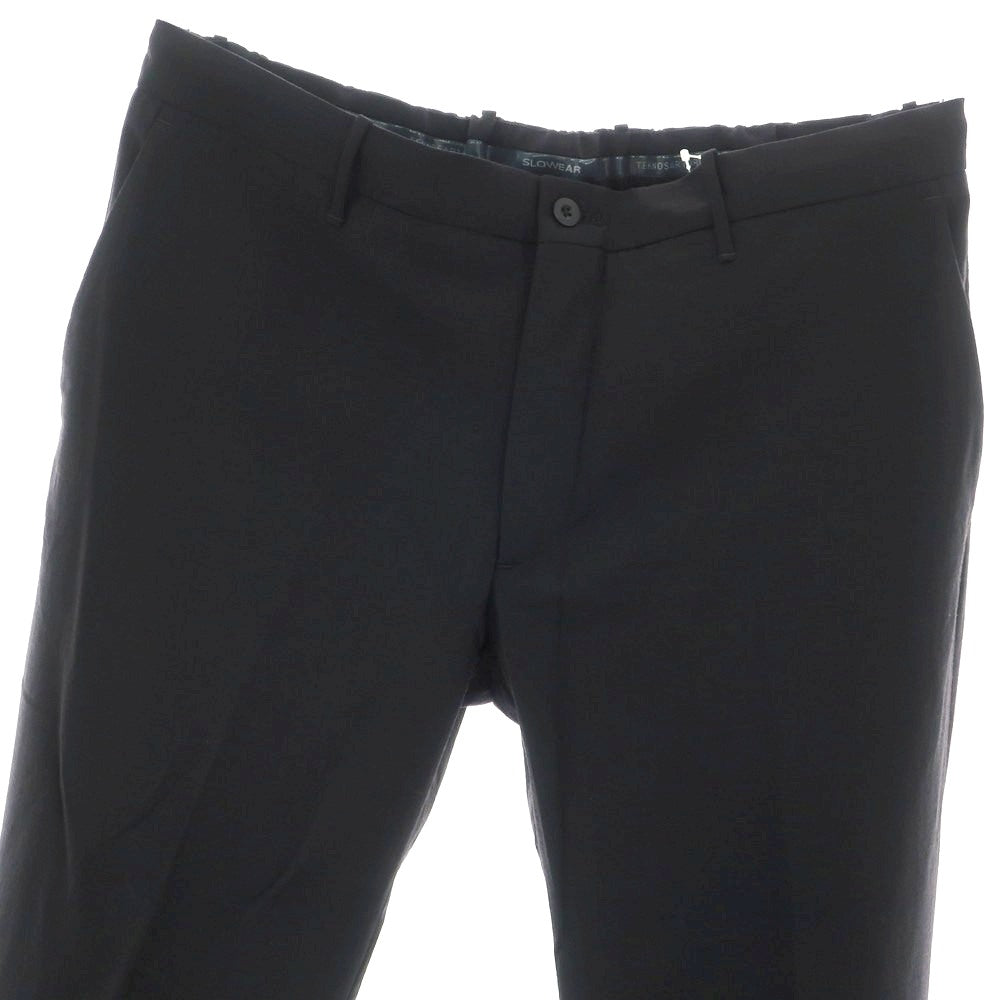 【新品】インコテックス スローウェア INCOTEX SLOWEAR TEKNOSARTORIAL ストレッチ ウールナイロン イージースラックスパンツ ブラック【 54 】【 状態ランクN 】【 メンズ 】
