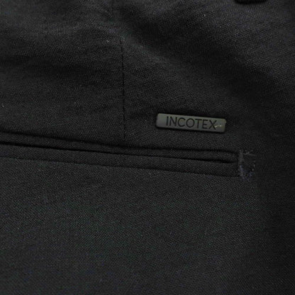 【新品】インコテックス スローウェア INCOTEX SLOWEAR TEKNOSARTORIAL ストレッチ ウールナイロン イージースラックスパンツ ブラック【 54 】【 状態ランクN 】【 メンズ 】