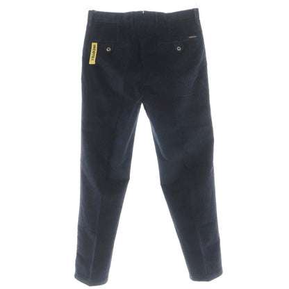 【新品】インコテックス スラックス INCOTEX SLACKS ストレッチ コットン 太畝 コーデュロイパンツ ネイビー【 33 】【 状態ランクN 】【 メンズ 】