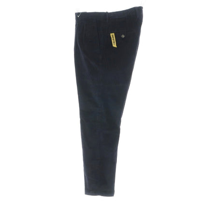 【新品】インコテックス スラックス INCOTEX SLACKS ストレッチ コットン 太畝 コーデュロイパンツ ネイビー【 33 】【 状態ランクN 】【 メンズ 】