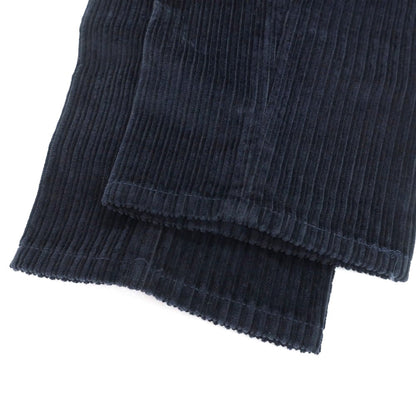 【新品】インコテックス スラックス INCOTEX SLACKS ストレッチ コットン 太畝 コーデュロイパンツ ネイビー【 33 】【 状態ランクN 】【 メンズ 】