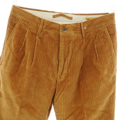 【新品】インコテックス スラックス INCOTEX SLACKS ストレッチ コットン 太畝 コーデュロイパンツ オレンジブラウン【 32 】【 状態ランクN 】【 メンズ 】