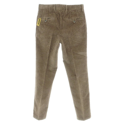 【新品】インコテックス スラックス INCOTEX SLACKS ストレッチ コットン 太畝 コーデュロイパンツ グレージュ【 31 】【 状態ランクN 】【 メンズ 】