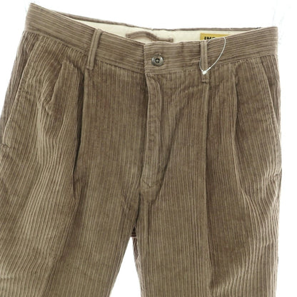 【新品】インコテックス スラックス INCOTEX SLACKS ストレッチ コットン 太畝 コーデュロイパンツ グレージュ【 32 】【 状態ランクN 】【 メンズ 】
