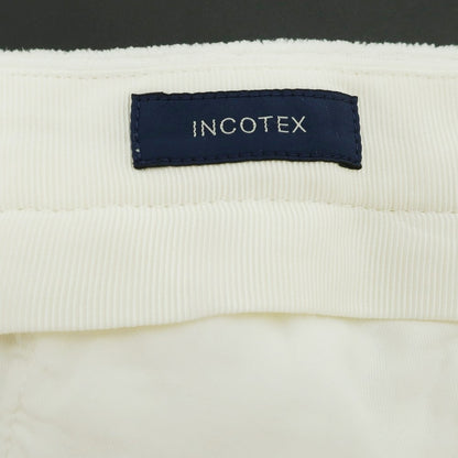 【新品】インコテックス INCOTEX 太畝コーデュロイ スラックスパンツ ホワイト【 44 】【 状態ランクN 】【 メンズ 】