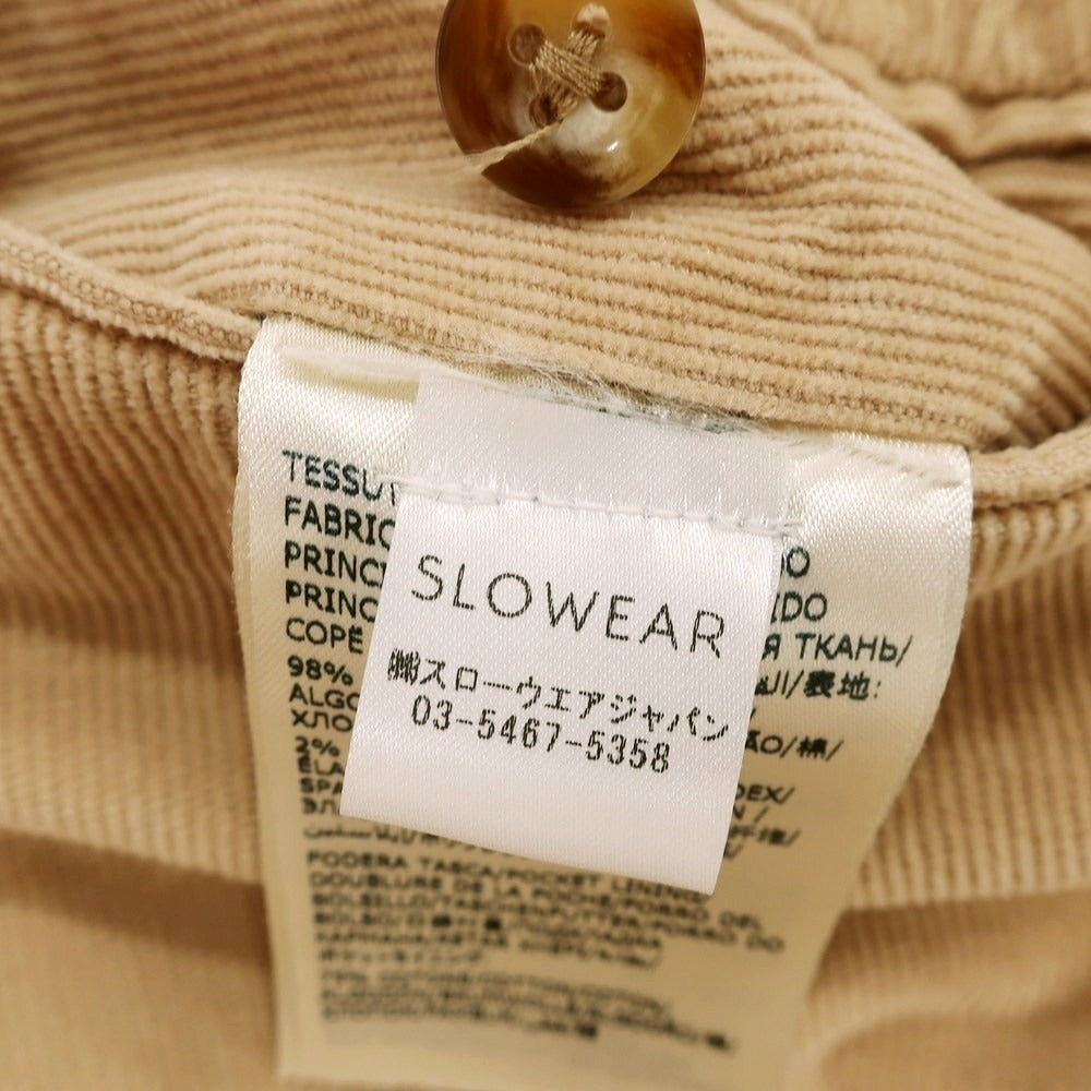 【新品アウトレット】インコテックス INCOTEX 細畝コーデュロイ スラックスパンツ ベージュ【 52 】【 状態ランクN- 】【 メンズ 】