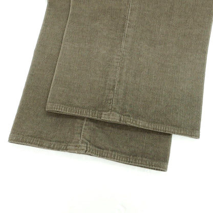 【新品】インコテックス INCOTEX 細畝コーデュロイ スラックスパンツ グレーカーキ【 48 】【 状態ランクN 】【 メンズ 】
