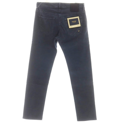 [New] INCOTEX BLUE DIVISION Slim Stretch Cotton 5 Pocket Pants Navy (08) [31] [Condition Rank N] [Men&