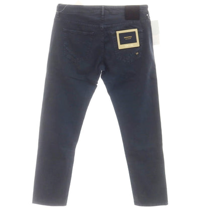 [New] INCOTEX BLUE DIVISION Slim Stretch Cotton 5 Pocket Pants Navy (08) [32] [Condition Rank N] [Men&