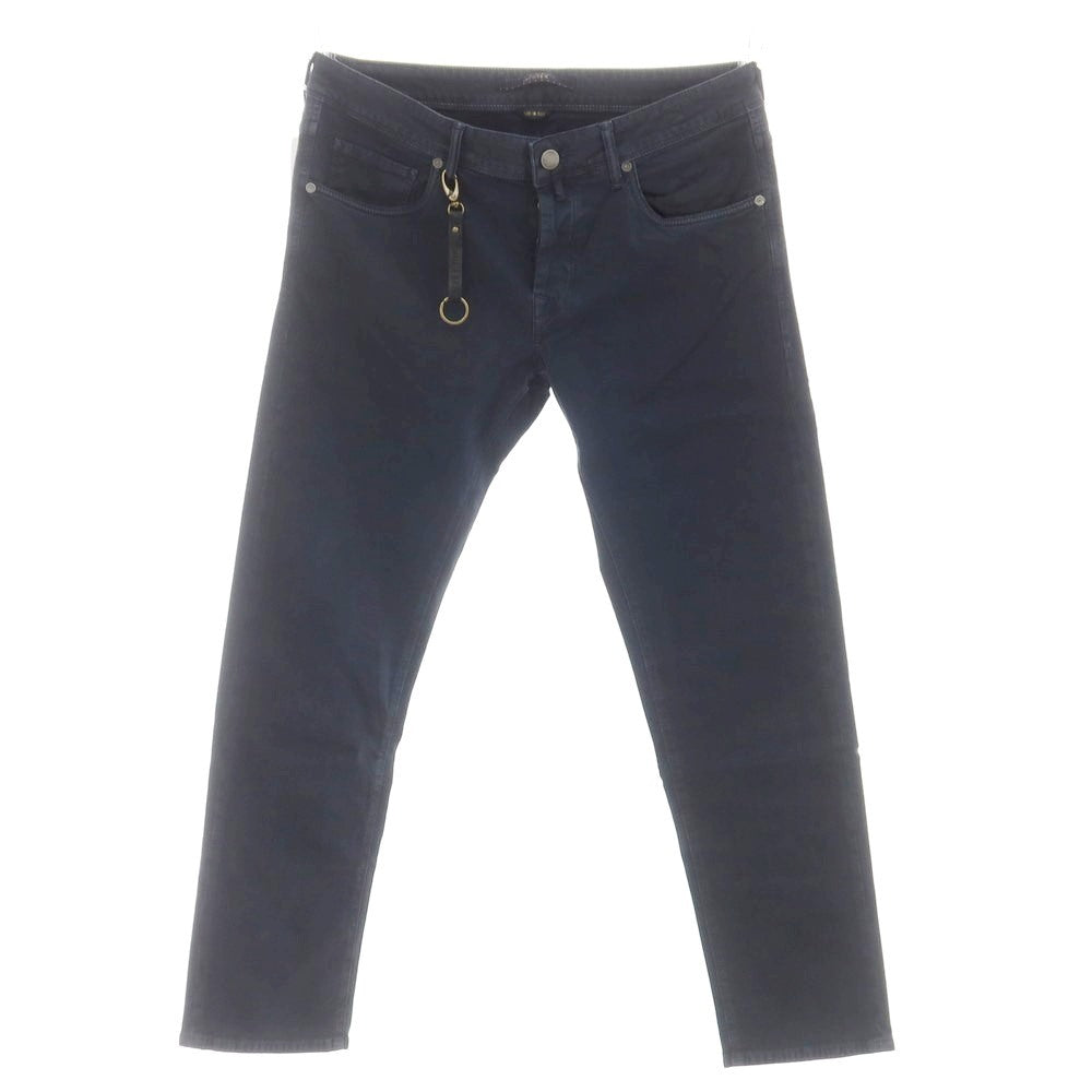 [New] INCOTEX BLUE DIVISION Slim Stretch Cotton 5 Pocket Pants Navy (08) [34] [Condition Rank N] [Men&