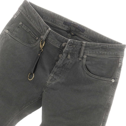 [New] INCOTEX BLUE DIVISION Slim Stretch Cotton 5 Pocket Pants Dark Gray (07) [31] [Condition Rank N] [Men&