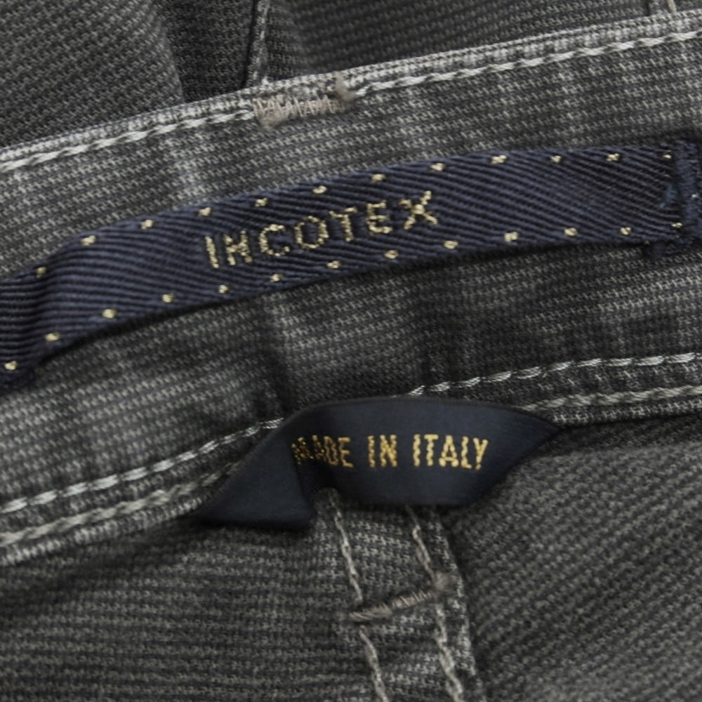 [New] INCOTEX BLUE DIVISION Slim Stretch Cotton 5 Pocket Pants Dark Gray (07) [31] [Condition Rank N] [Men&