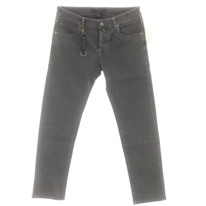 [New] INCOTEX BLUE DIVISION Slim Stretch Cotton 5 Pocket Pants Dark Gray (07) [33] [Condition Rank N] [Men&