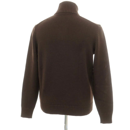 [New] ZANONE CHIOTO Kyoto mid gauge wool stand collar cardigan dark brown [50] [Condition rank N] [Men&