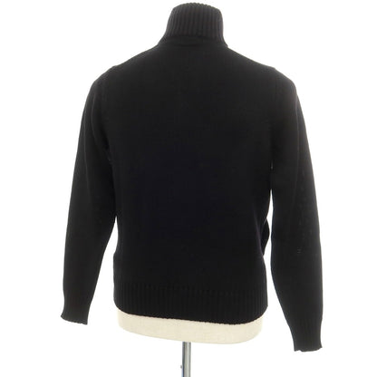 [New] ZANONE CHIOTO Kyoto mid gauge wool stand collar cardigan, black [44] [Condition rank N] [Men&