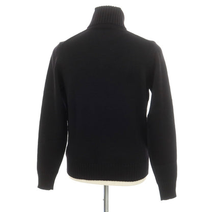 [New] ZANONE CHIOTO Kyoto Mid-gauge Wool Stand Collar Cardigan Black [46] [Condition Rank N] [Men&