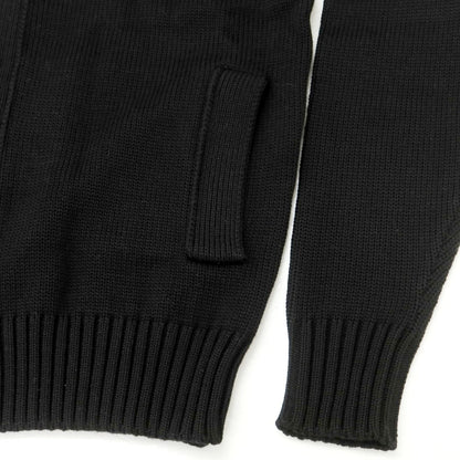 [New] ZANONE CHIOTO Kyoto Mid-gauge Wool Stand Collar Cardigan Black [46] [Condition Rank N] [Men&
