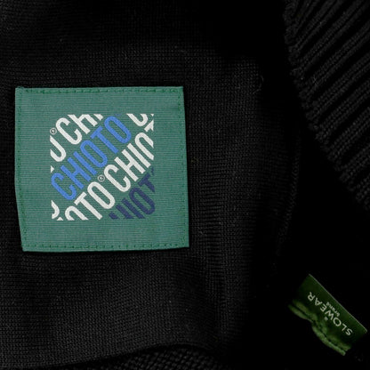 [New] ZANONE CHIOTO Kyoto Mid-gauge Wool Stand Collar Cardigan Black [46] [Condition Rank N] [Men&