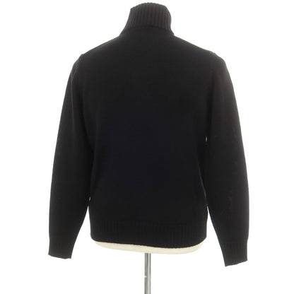 [New] ZANONE CHIOTO Kyoto mid gauge wool stand collar cardigan black [48] [Condition rank N] [Men&